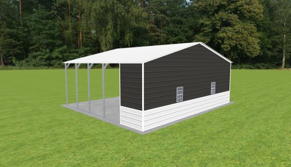 Carport with Storage 30 x 25 x 10 - Image 3