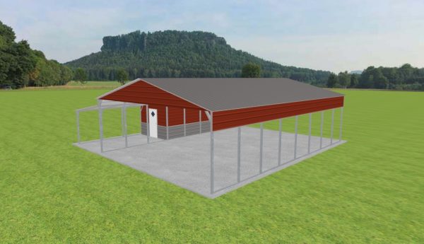 Carport with Storage 28 x 40 x 10 - Image 4