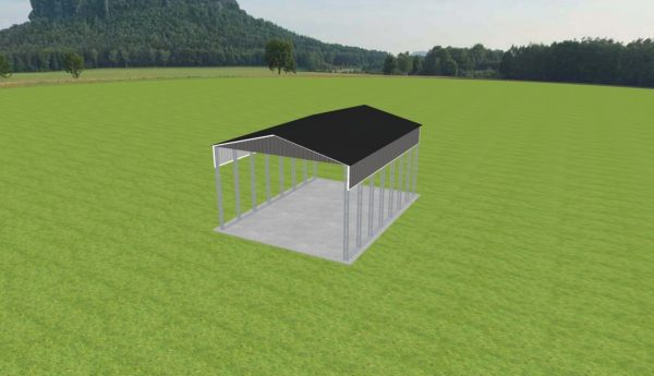 3 Car Carport 26 x 35 x 16 - Image 4