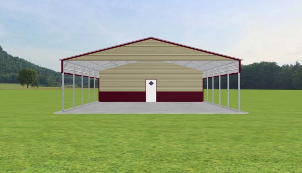 Carport with Storage 30 x 35 x 9 - Image 2