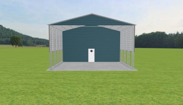 Carport with Storage 28 x 30 x 15