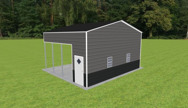 Carport with Storage 24 x 20 x 12 - Image 3