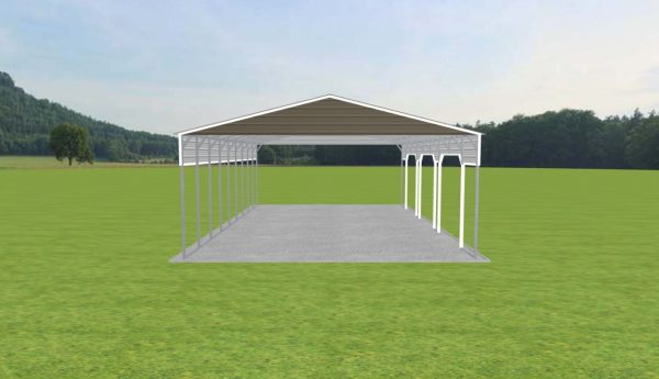 3 Car Carport 28 x 45 x 12 - Image 3