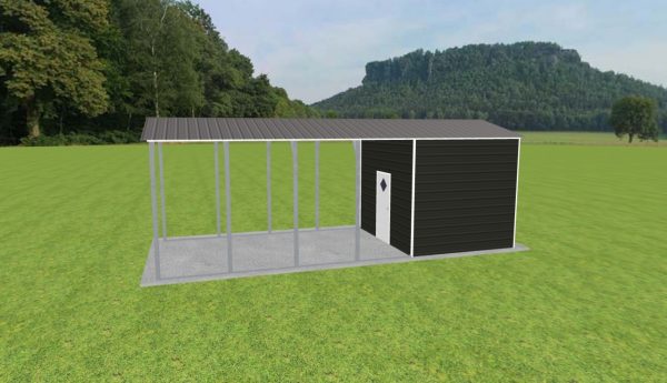 Carport with Storage 12 x 30 x 10 - Image 4