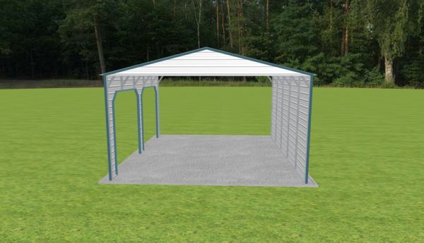 2 Car Carport 22 x 25 x 12 - Image 3