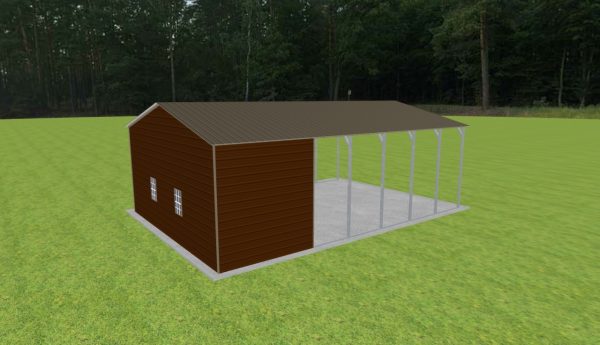 Carport with Storage 24 x 35 x 11 - Image 5