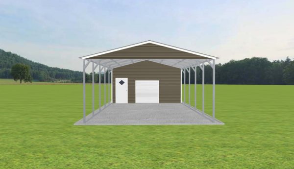 Carport with Storage 18 x 40 x 9 - Image 2