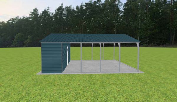 Carport with Storage 24 x 25 x 8 - Image 4