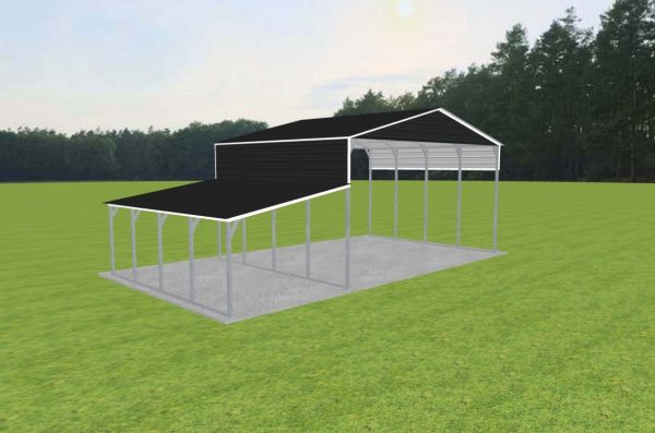 3 Car Carport 26 x 20 x 13