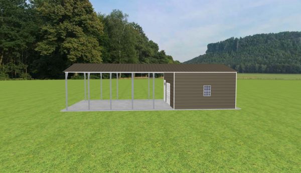 Carport with Storage 18 x 40 x 9 - Image 4