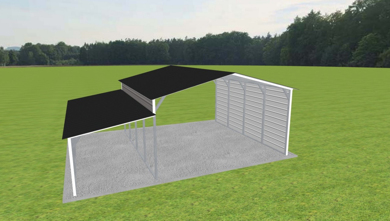 2 Car Carport 18 X 20 X 9 1 2 Car Carport 18 x 20 x 9