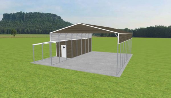 Carport with Storage 26 x 40 x 13 - Image 4