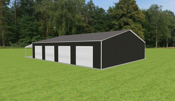 Garage with Lean To 46 x 55 x 10 - Image 3