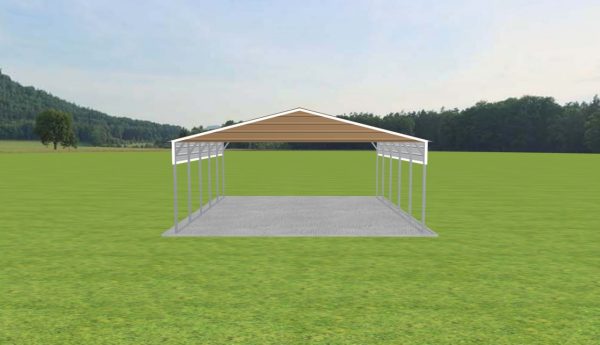 2 Car Carport 24 x 25 x 9 - Image 2