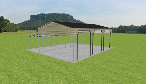 3 Car Carport 24 x 40 x 13