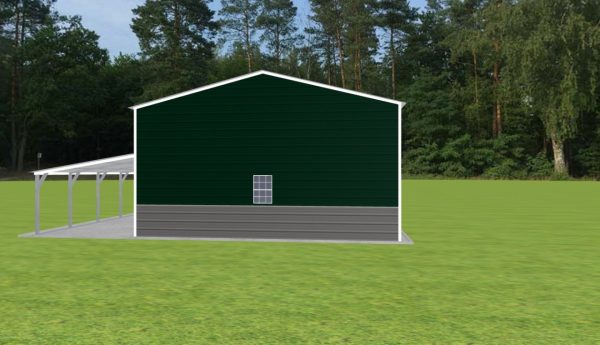 Garage with Lean To 24 x 60 x 12 - Image 5