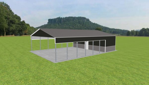 Carport with Storage 28 x 40 x 9