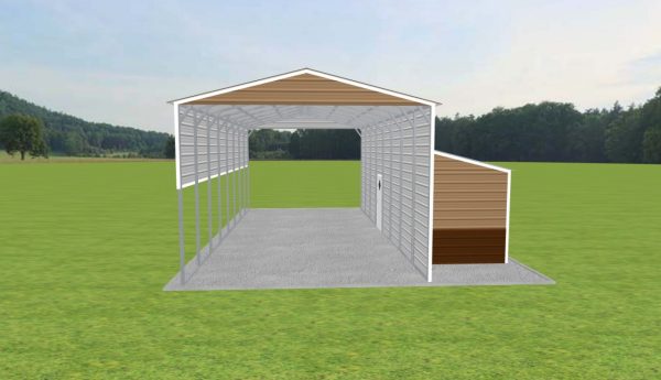 Carport with Storage 18 x 40 x 13 - Image 2