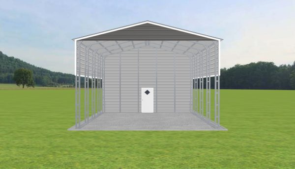 Carport with Storage 24 x 20 x 15 - Image 3