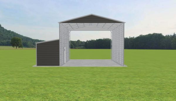 Carport with Storage 22 x 20 x 15 - Image 2