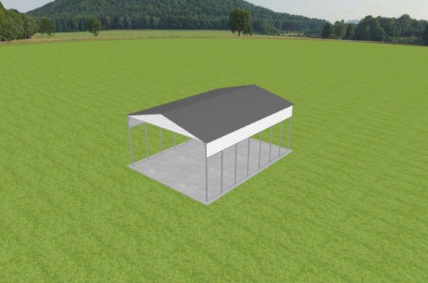 3 Car Carport 26 x 35 x 14 - Image 4