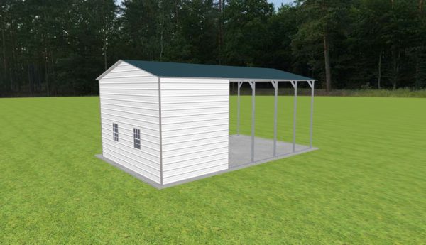 Carport with Storage 18 x 30 x 12 - Image 4