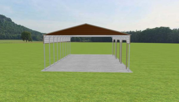 3 Car Carport 30 x 45 x 13 - Image 3