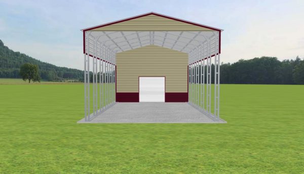 Carport with Storage 22 x 45 x 15 - Image 2