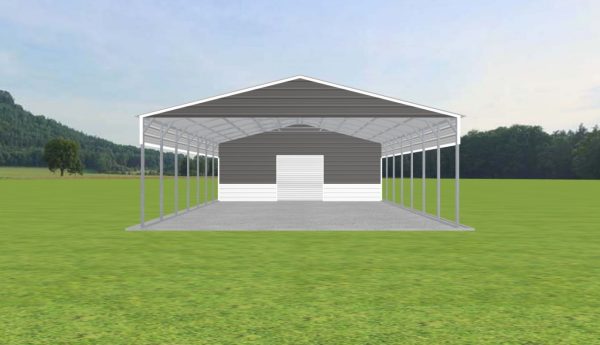 Carport with Storage 28 x 50 x 10 - Image 2