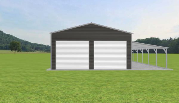 Garage with Lean To 22 x 50 x 10 - Image 3