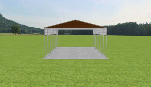 3 Car Carport 28 x 35 x 14 - Image 2