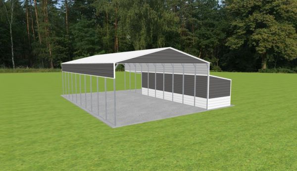 Carport with Storage 28 x 50 x 13 - Image 5
