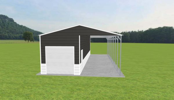 Carport with Storage 22 x 45 x 11 - Image 3