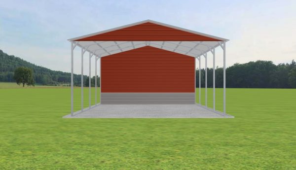 Carport with Storage 24 x 30 x 12 - Image 2