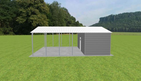 Carport with Storage 22 x 30 x 9 - Image 5