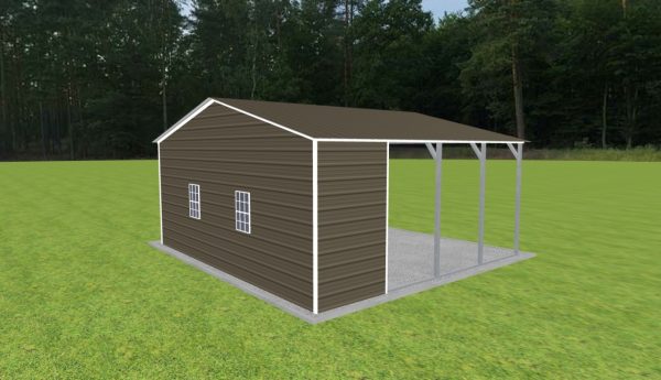 Carport with Storage 22 x 20 x 9 - Image 3