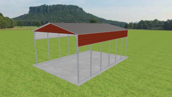 2 Car Carport 20 x 30 x 12