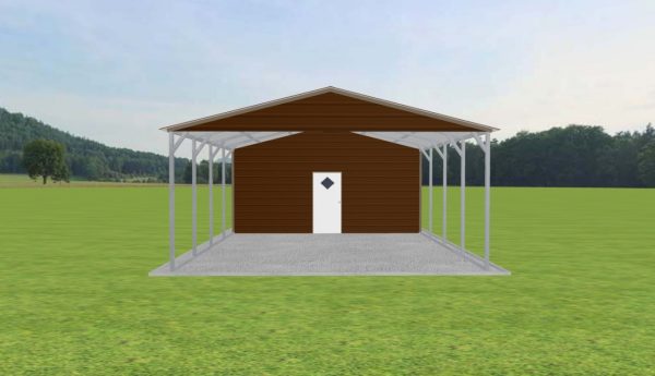 Carport with Storage 20 x 30 x 9 - Image 2