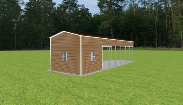 Carport with Storage 12 x 40 x 10 - Image 4