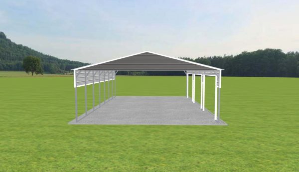 3 Car Carport 24 x 35 x 9 - Image 3