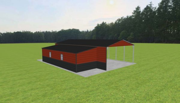 Carport with Storage 20 x 40 x 9 - Image 2