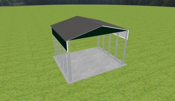 2 Car Carport 24 x 20 x 15 - Image 3