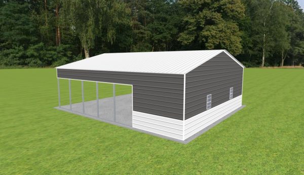 Carport with Storage 30 x 35 x 10 - Image 3