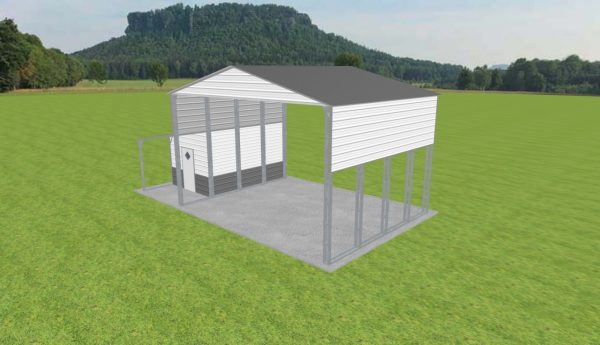 Carport with Storage 26 x 20 x 15 - Image 4