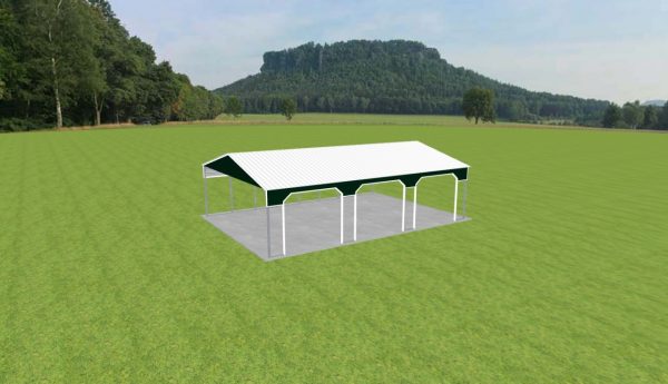 3 Car Carport 28 x 40 x 10 - Image 4