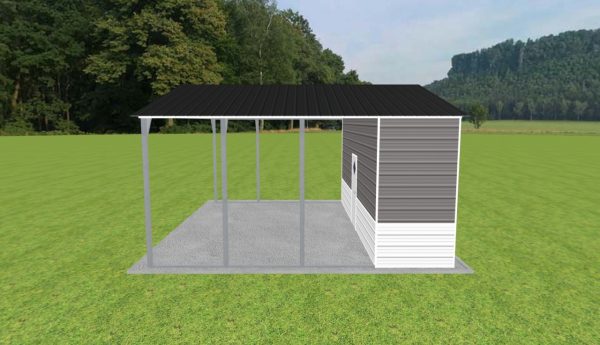 Carport with Storage 22 x 20 x 10 - Image 5