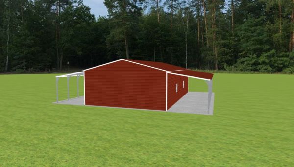 Garage with Lean To 24 x 40 x 10 - Image 5