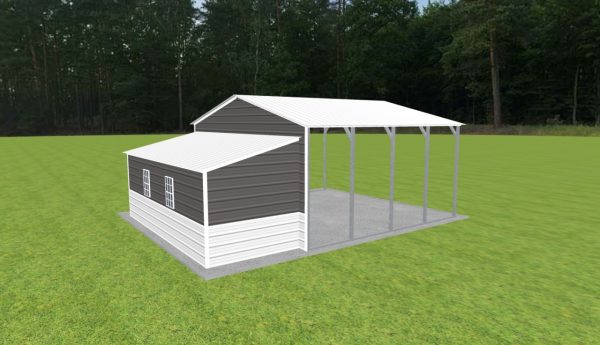 Carport with Storage 22 x 20 x 10 - Image 2