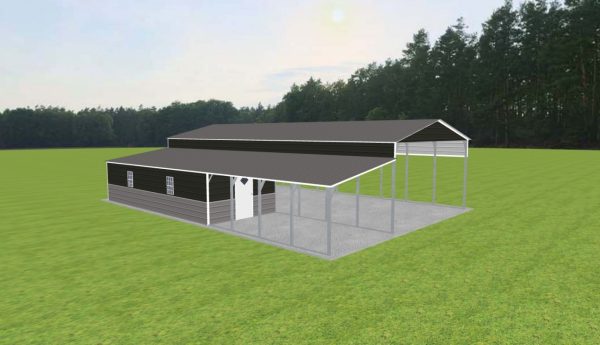 Carport with Storage 22 x 50 x 11 - Image 3