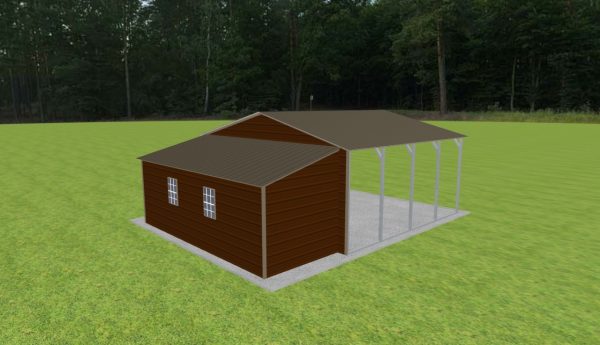 Carport with Storage 22 x 20 x 9 - Image 2